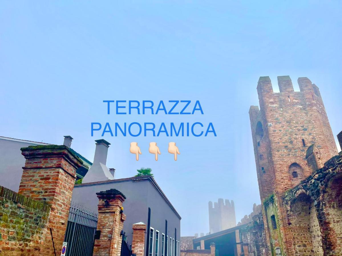Ca' Del Sole - Attico Panoramico In Centro Storico Apartment Montagnana  Bagian luar foto